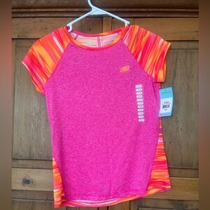 NWT - Girl’s 14/16 Skechers Pink and Orange Athletic Top
